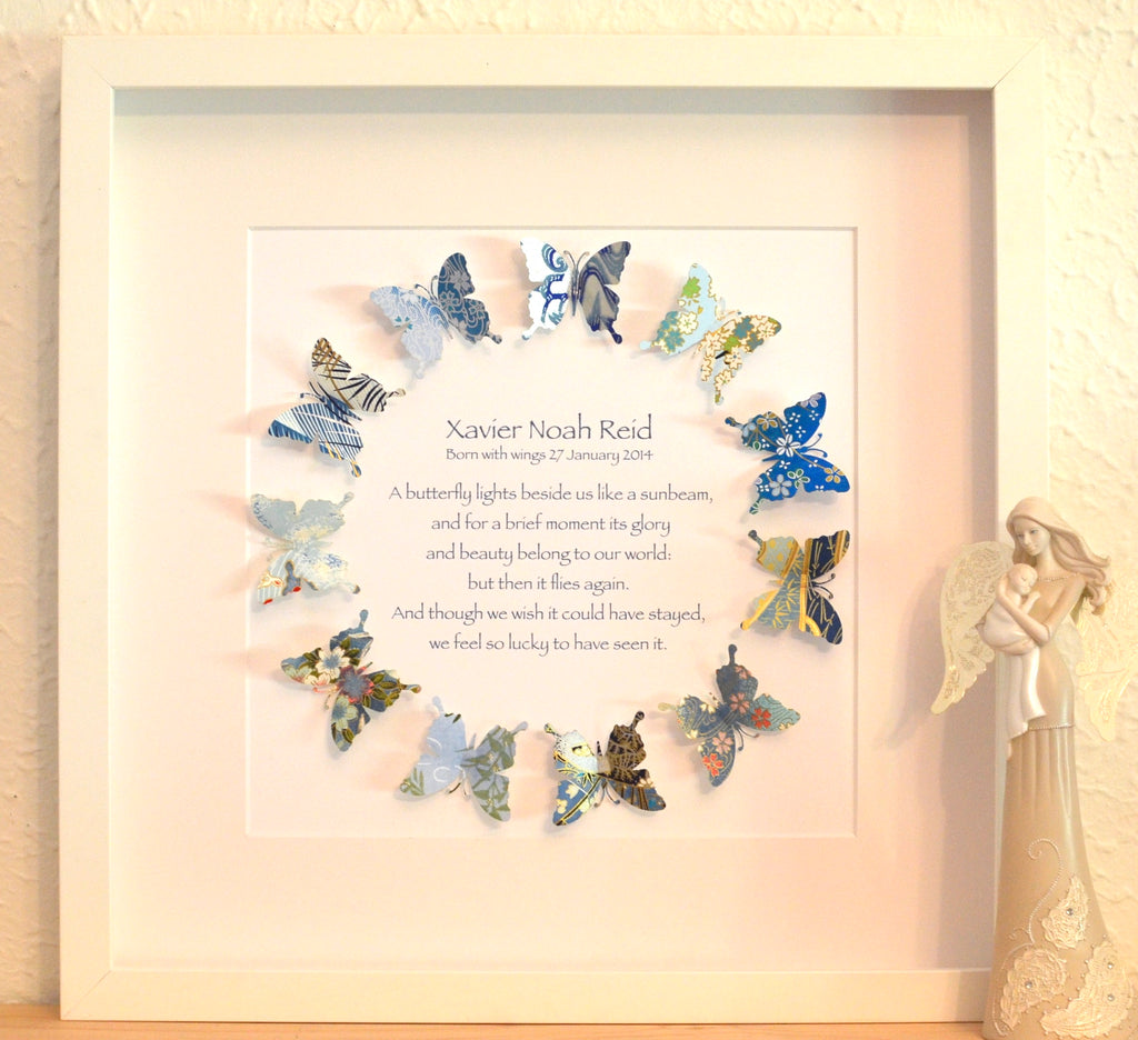 Whimsical Butterfly Circle - 36x36cm