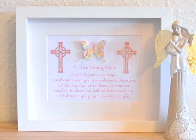 Baby Girls Christening - Religious Cross