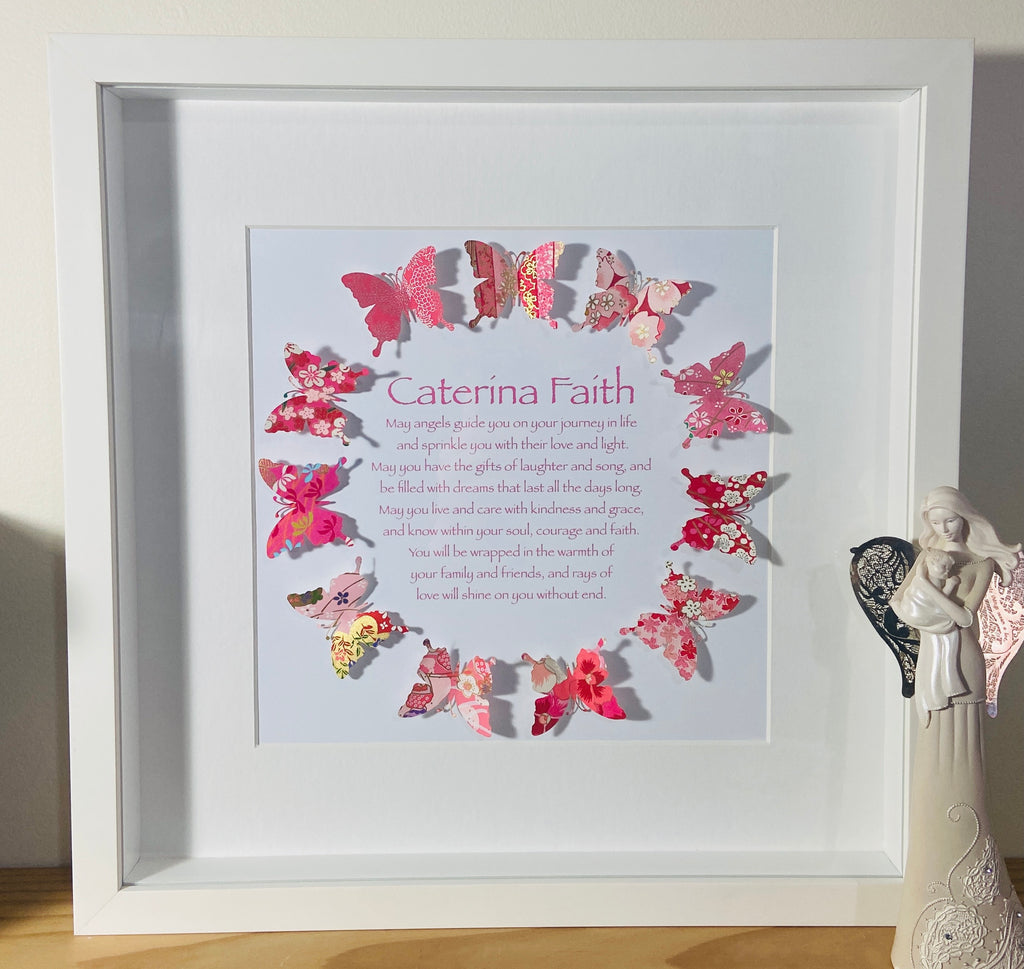 Whimsical Butterfly Circle - 36x36cm