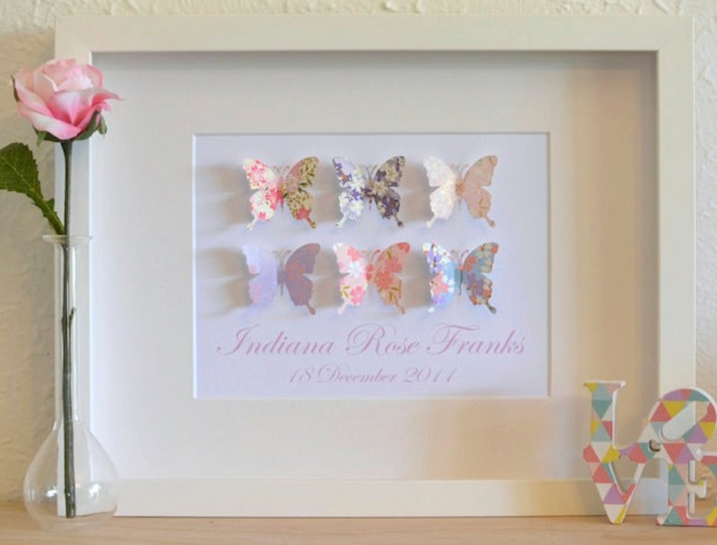 Matilda Paper Butterflies – 28x35cm