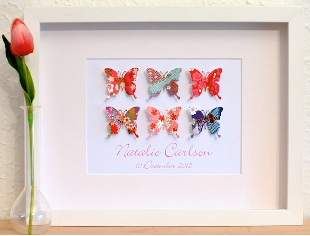Matilda Paper Butterflies – 28x35cm