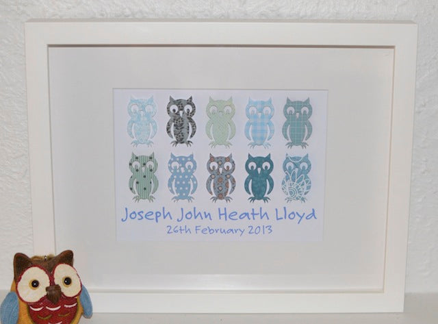 Wise Owls - 28x35cm