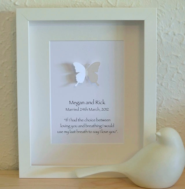 Paper Butterfly Kiss - 20x25cm