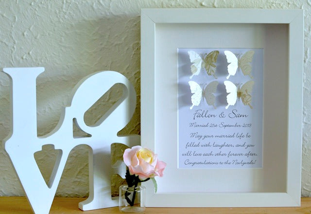 Paper Butterfly Kiss - 20x25cm