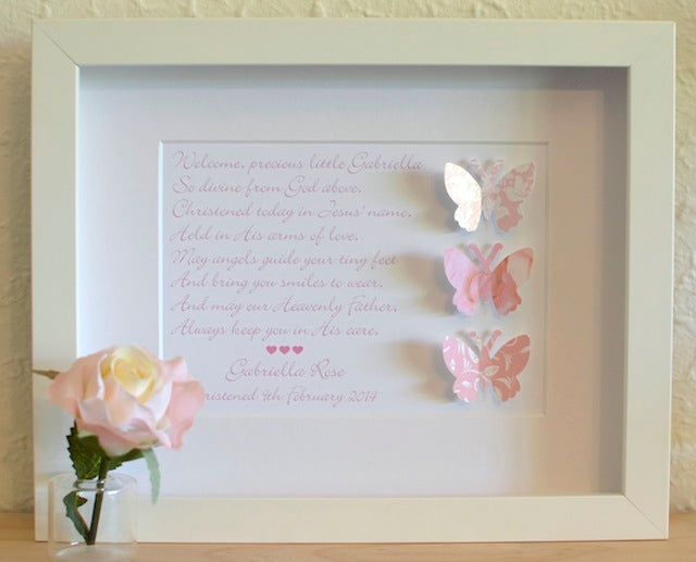 Baby Girls Christening Gifts - Butterflies