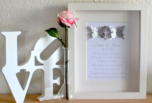 Paper Butterfly Kiss - 20x25cm
