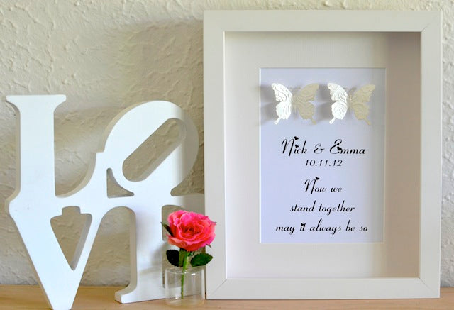 Paper Butterfly Kiss - 20x25cm